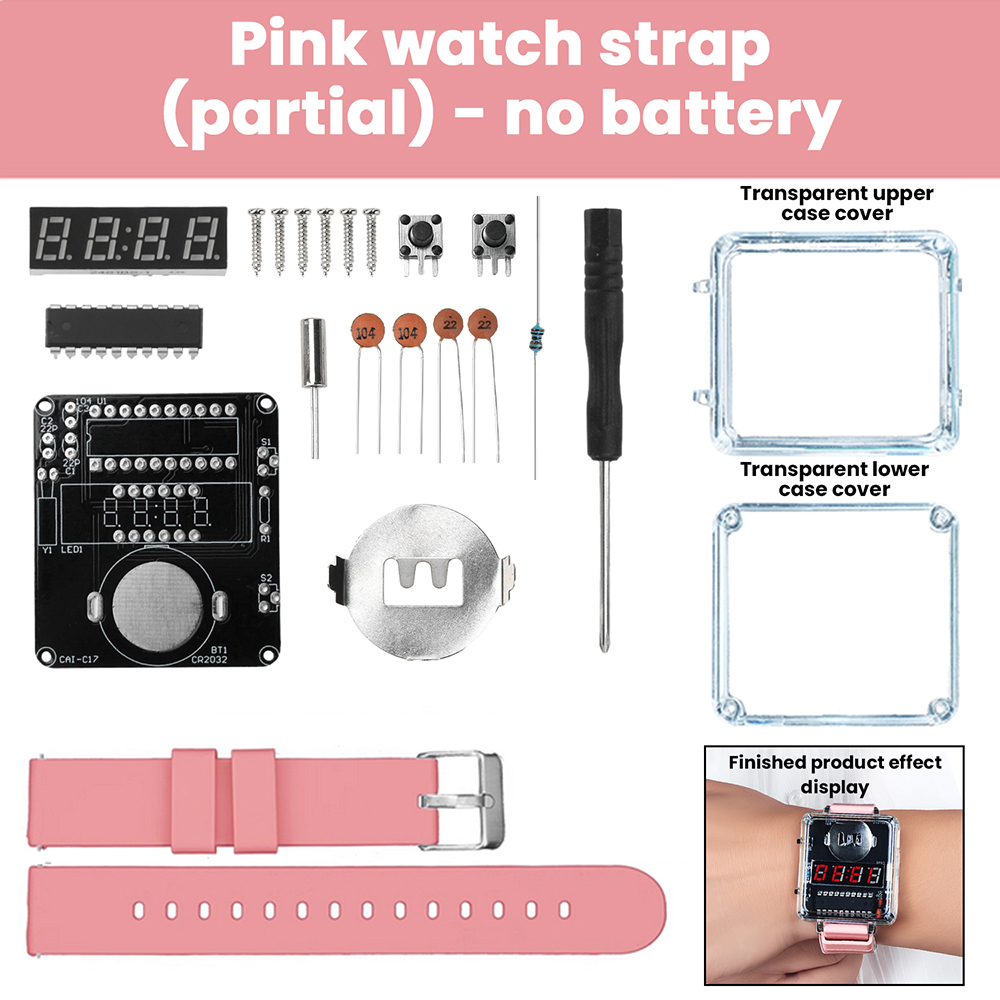DIY Electronic Watch Kit 0.28' - огляд і ціна Diy Electronics Youtube
