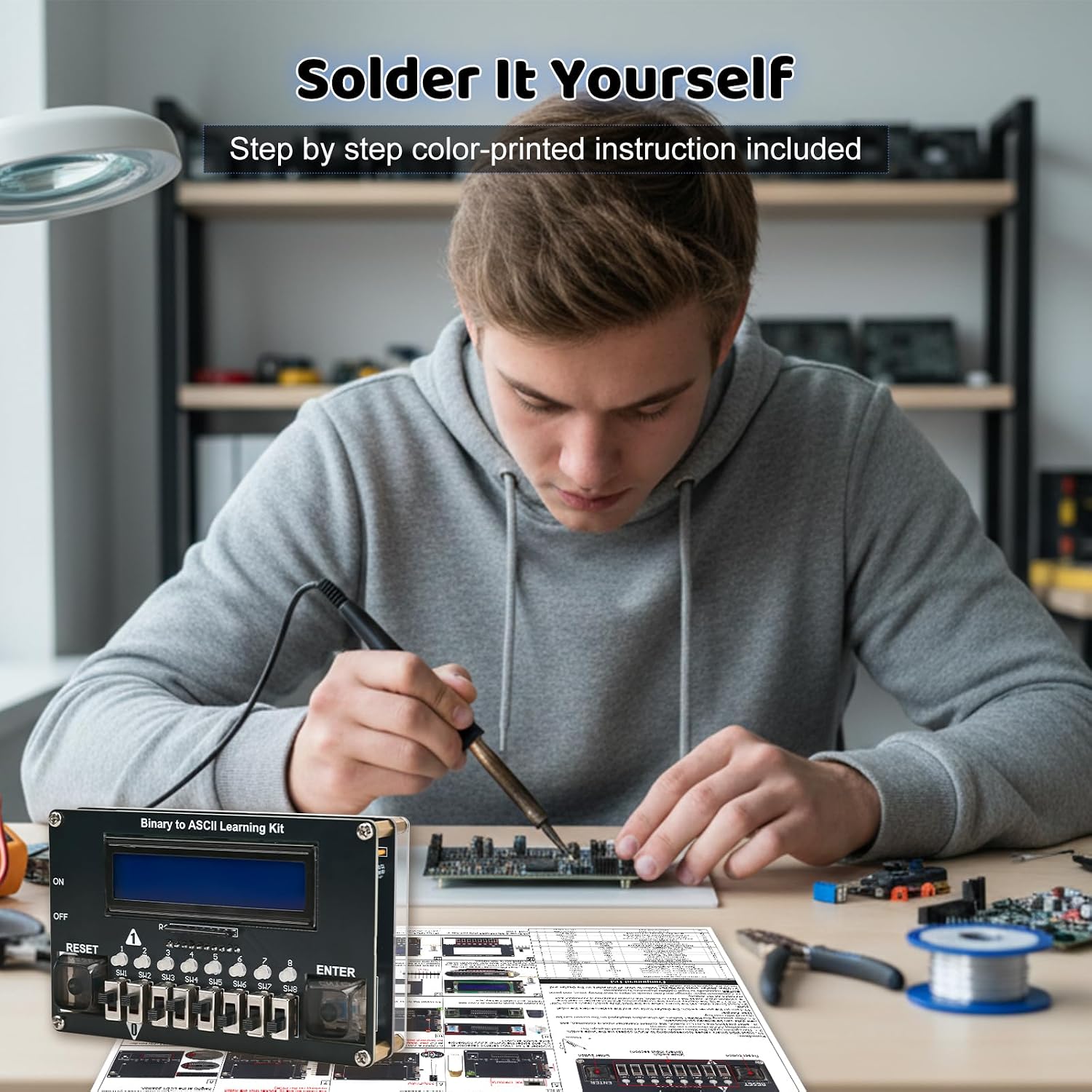 DIY Binary ASCII Code Transmit - огляд і ціна Diy Electronics Projects For Adults